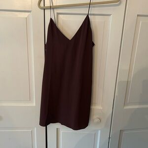 Tobi Burgundy Mini Dress